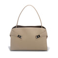 Architectural 'Unity' Top-Handle Satchel | Premium Smooth Calfskin Leather