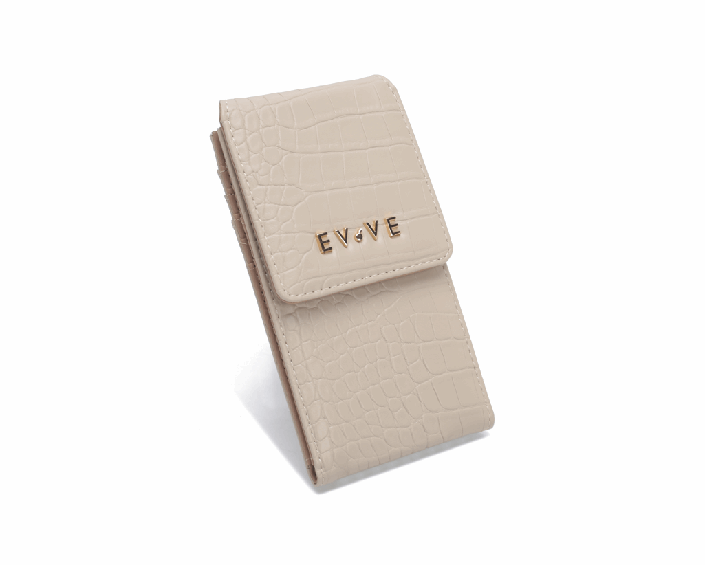 Elite 'Croc-Lux' Phone Wallet | Premium Embossed Leather | Integrated Zippered Organizer