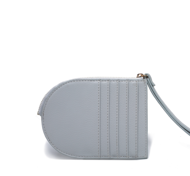 Petal-Bloom Wristlet Clutch | Perlenverziertes Blumen-Applikation | Hochwertiges genarbtes Leder