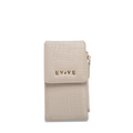 Elite 'Croc-Lux' Phone Wallet | Premium Embossed Leather | Integrated Zippered Organizer